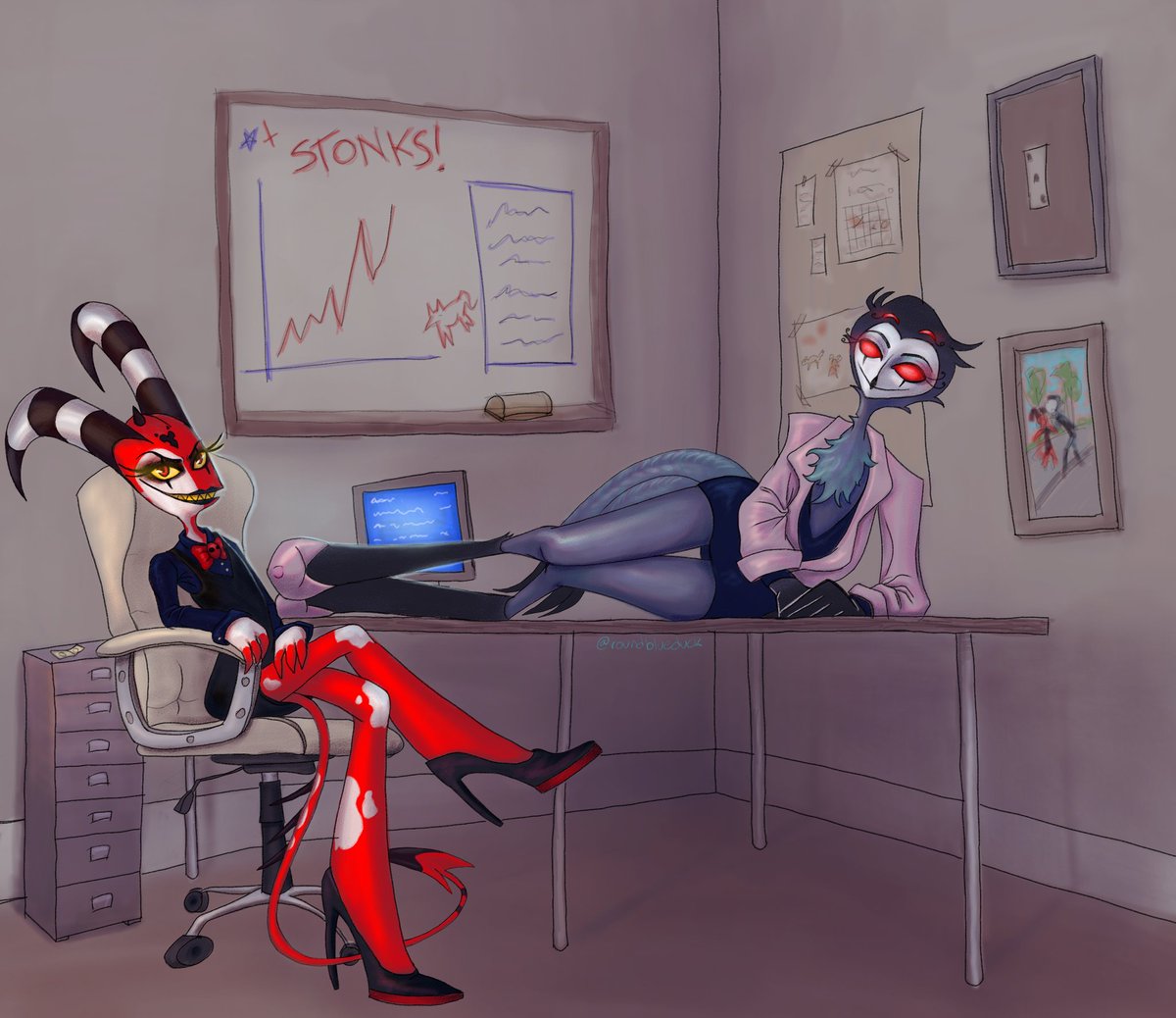 Day 5: Executive

Stolas as the financial manager of I.M.P. would make their business skyrocket. Just saying.

#Stolitz #HelluvaBoss #stolitzDRESSupweek <a href="/StolitzDRESSup/">StolitzDRESSupWeek</a>