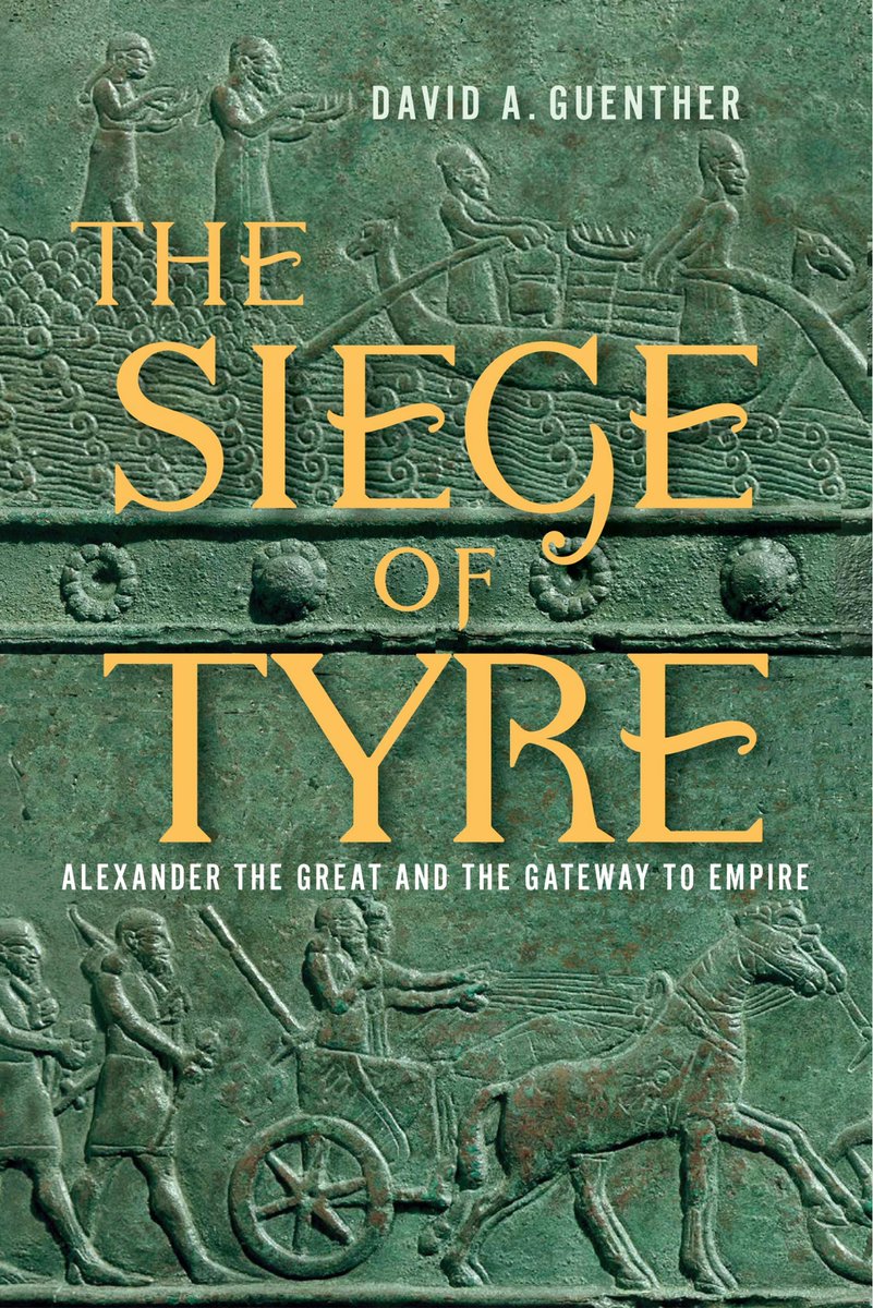 Hi, I'm Elena from Italy and here's a new interesting publication out soon:

"The Siege of Tyre. Alexander the Great and the Gateway to Empire"
by #DavidAGuenther
<a href="/WestholmePub/">Westholme Publishing</a>, 2024

More infos 🔗 bit.ly/3LI7pkU

 #TheSiegeofTyreAlexandertheGreatandtheGatewaytoEmpire