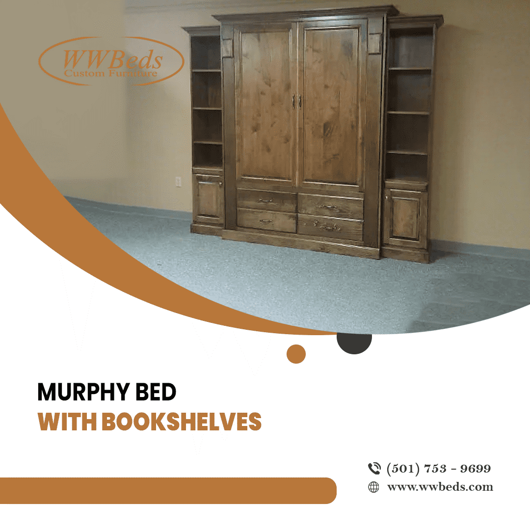 wwbeds's tweet photo. Combine storage and sleeping solutions with a Murphy Bed with Bookshelves from WWBeds Custom Furniture. Our stylish designs provide ample space for your favorite reads and a cozy bed for rest. 

 https://t.co/paoU8qPsx7 

#StorageSolutions #MurphyBed #BookLovers #WWBeds https://t.co/0OSMvYI8bY