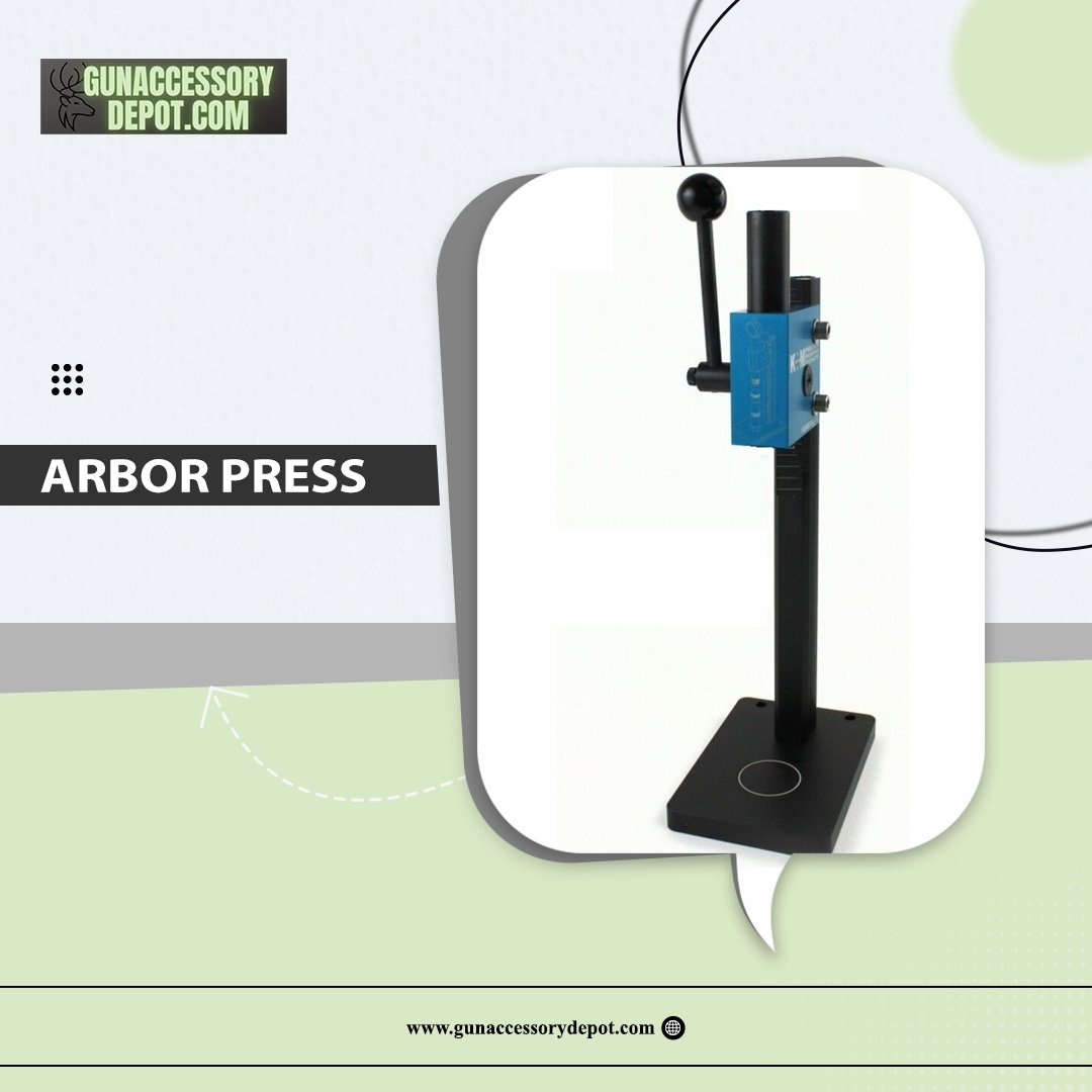 DepotGun's tweet image. Achieve perfect precision with the Arbor Press from Gun Accessory Depot. Ideal for gunsmithing and reloading, this versatile tool is a must-have for any firearm enthusiast. Explore our selection now! 

 bit.ly/45hVgfi 

#ArborPress #GunsmithingTools #PrecisionReloading