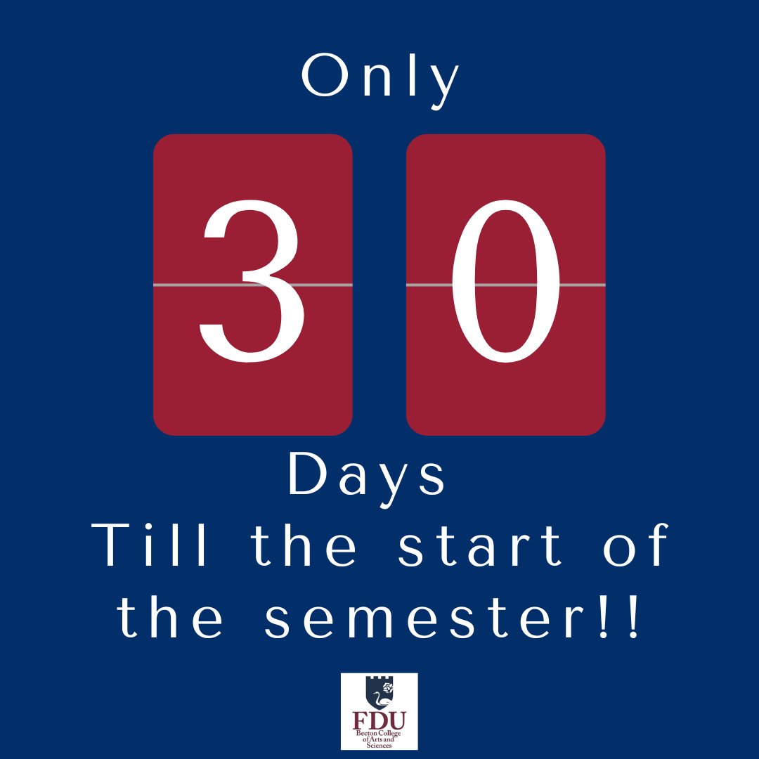 FDU Maxwell Becton College of Arts and Sciences tweet media