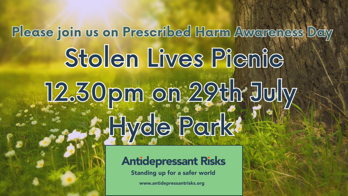 @samizdathealth (@drdavidhealy) on Twitter photo Katinka from <a href="/antideprisks/">Katinka Blackford Newman</a> has organised this event in London to mark Prescribed Harm Awareness Day on Mon 29th July. Open to anyone injured by prescribed meds & their families. fb.me/e/8I2NouxXq Katinka from <a href="/antideprisks/">Katinka Blackford Newman</a> has organised this event in London to mark Prescribed Harm Awareness Day on Mon 29th July. Open to anyone injured by prescribed meds & their families. fb.me/e/8I2NouxXq