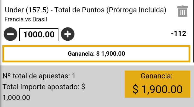 SaiPicks's tweet photo. Juegos Olimpicos 🏀
Francia vs Brasil
Pick: Under 157.5

Like ❤️ y RT 🔄 si me sigues en esta apuesta https://t.co/EoIJKNFGO1