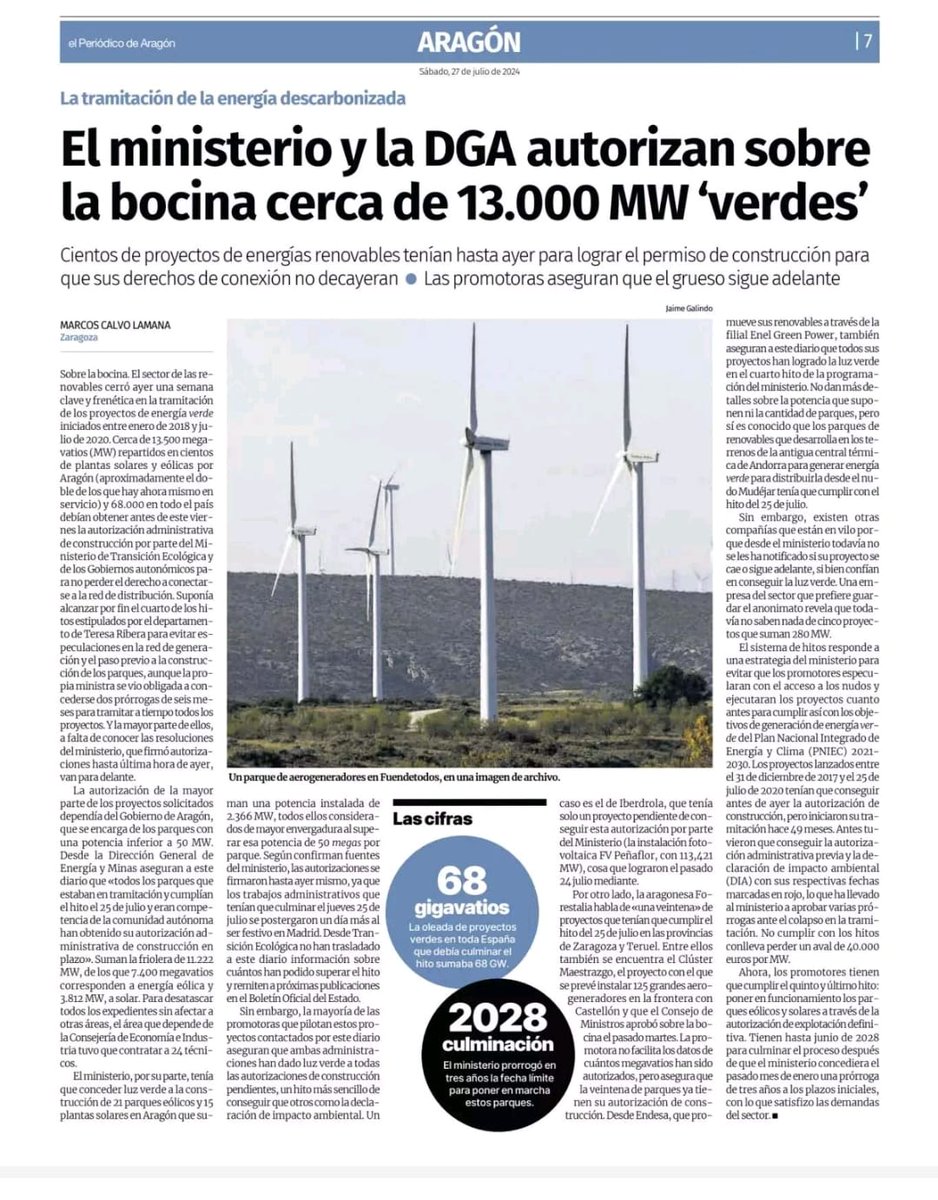 TeruelExiste_'s tweet photo. Lo del #ClústerMaestrazgo es lo más escandaloso de la invasión de macro renovables sin límites y sin respeto, pero estamos ante una BURBUJA especulativa que va a toda máquina de la mano de @mitecogob @desdelamoncloa @Teresaribera https://t.co/6blwp7HkVX