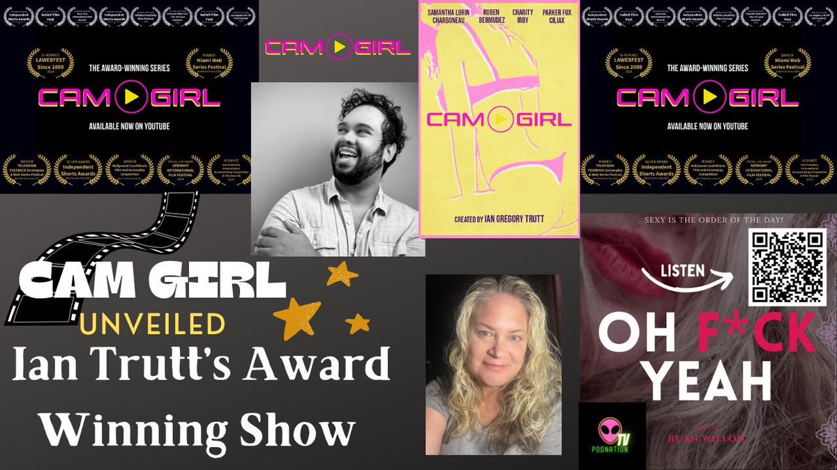It’s live!!!!! 🎉 The “Cam Girl” show and my interview with creator, writer, director <a href="/IanGregoryTrutt/">Ian “El” Trutt 🇵🇷🏳️‍🌈</a> are now all live! Watch it all, including our video interview, on PodNation TV on Roku TV/Fire TV Devices! <a href="/PodnationTv/">PodNation TV</a> <a href="/PodNationPods/">PodNation</a> Get the show+the inside scoop from Ian!!