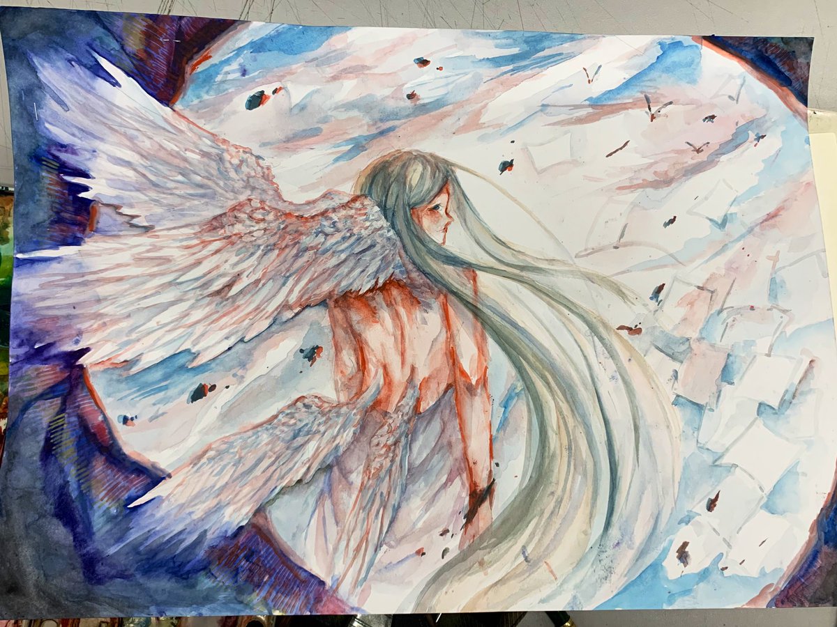 I didn’t win but there’s how the art turned out :O