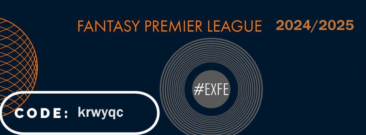 ExtremeFootbal4's tweet photo. There are only 20 days before the first deadline of the 2024/2025 #FPL. If you haven't entered your team into the Extreme Football Enthusiast's league, there's still time. The code is krwyqc, all welcome, & there are 50 #ExFE points for the outright winner. #FantasyPremierLeague https://t.co/8c3AUh0cII