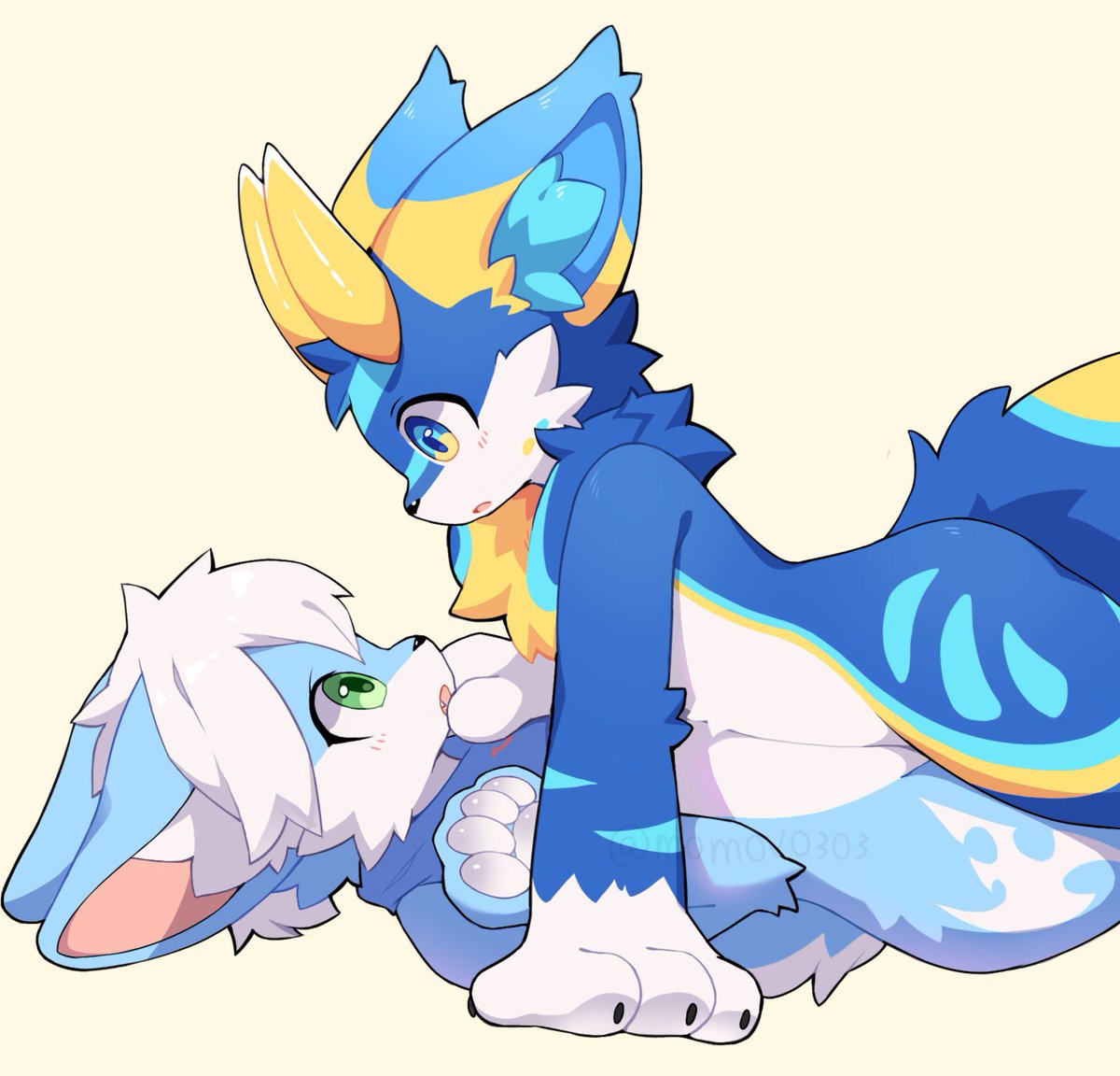 momovo303's tweet image. 《委託》
～貼貼～