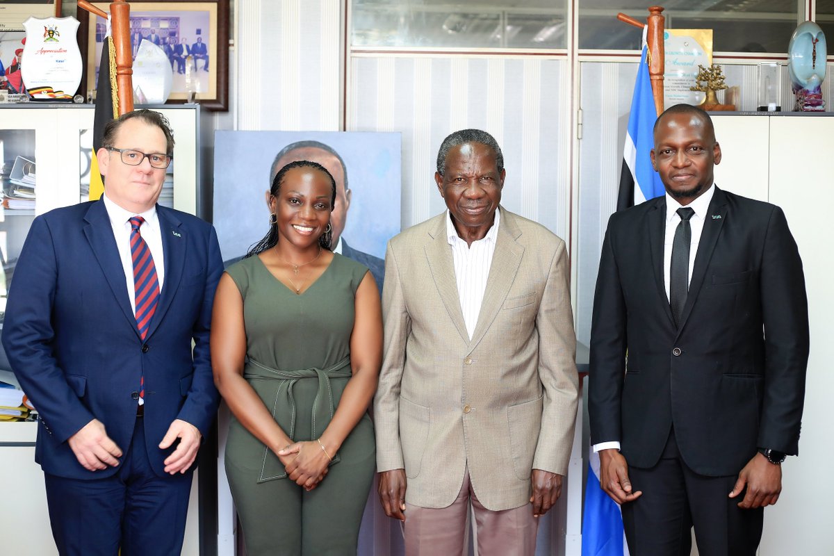 Grateful for the warm reception from the Minister of Finance, Planning and Economic Development Honourable Matia Kasaija as the I&amp;M Bank Uganda team, led by the Chief Executive Officer - Robin Bairstow, Head of Marketing and Corporate Affairs - Annette Nakiyaga, and the Cheif