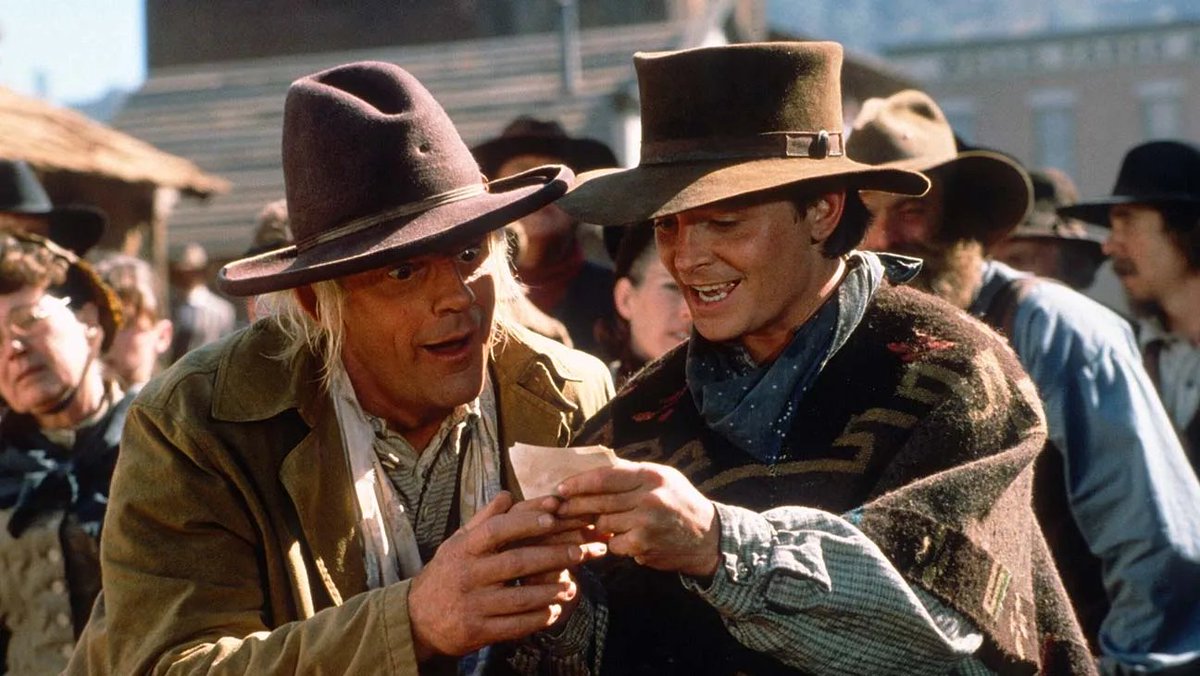 TheExtremeMusi1's tweet image. Robert Zemeckis' third instalment of his fantastic trilogy, #BacktotheFuturePartIII, is a lovely homage to the western genre. Yes it runs smoother &amp;amp; is more coherent than Part II but it's the weakest and most conventional of the three. It is still better than most threequels.