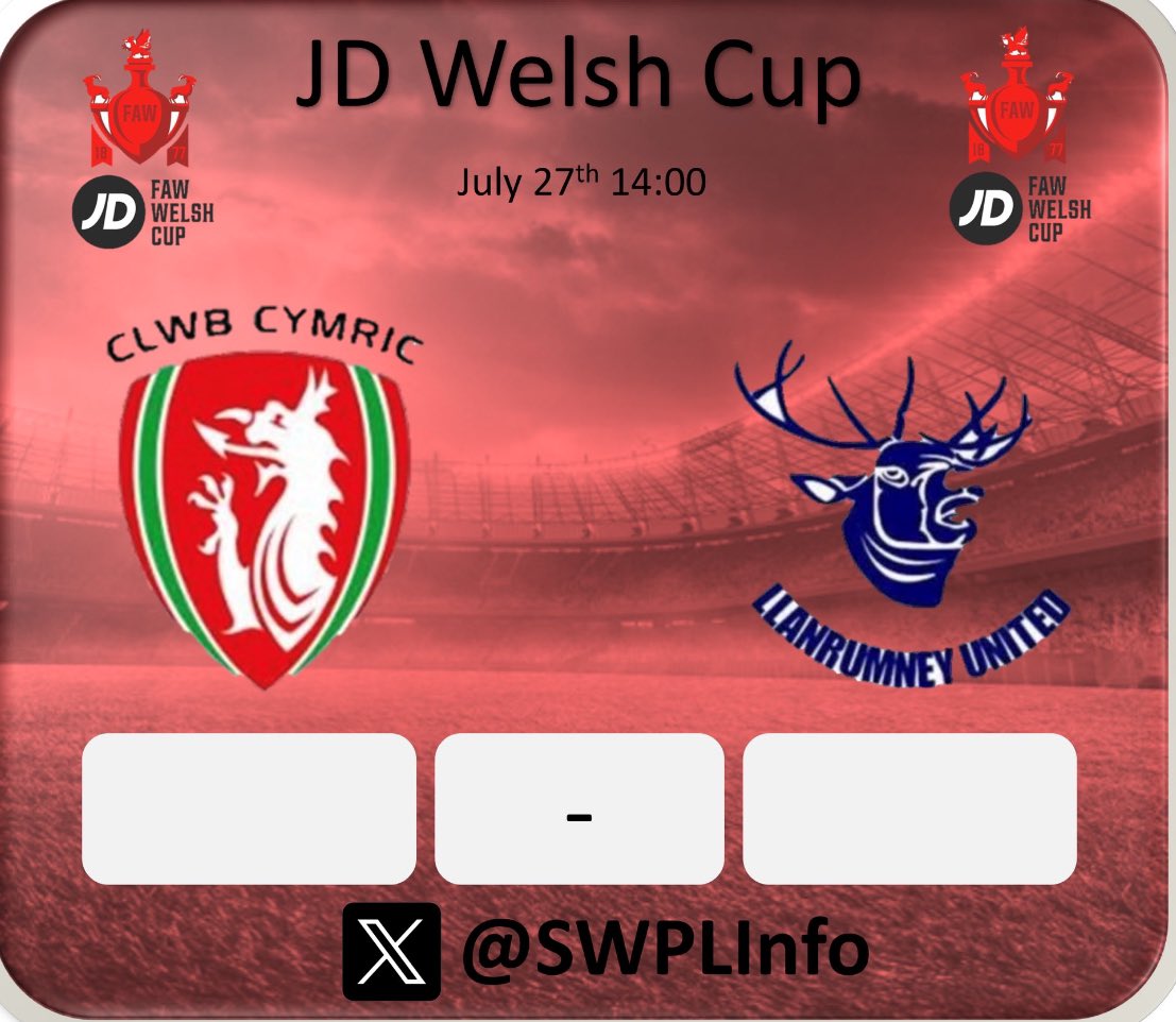 Our First Game of the season and what a HUGE one to start the season!!

1st round of the Welsh 🏴󠁧󠁢󠁷󠁬󠁳󠁿 Cup against a very strong <a href="/ClwbCymric/">Clwb Cymric</a> #shouldbeacracker 

Ocean Park 
2pm Kick Off 

Pop down and support the lads!!!

#Stags #upthestags