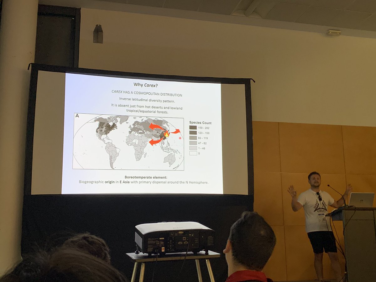 M_Gostel's tweet image. Thank you, @pjimmej for letting us hitchhike around the world with you and #Carex this morning - amazing talk showing the power of mobilizing a huge dataset to understand big #biogeography questions in one of the largest genera on Earth

#IBC2024 #Cyperaceae
