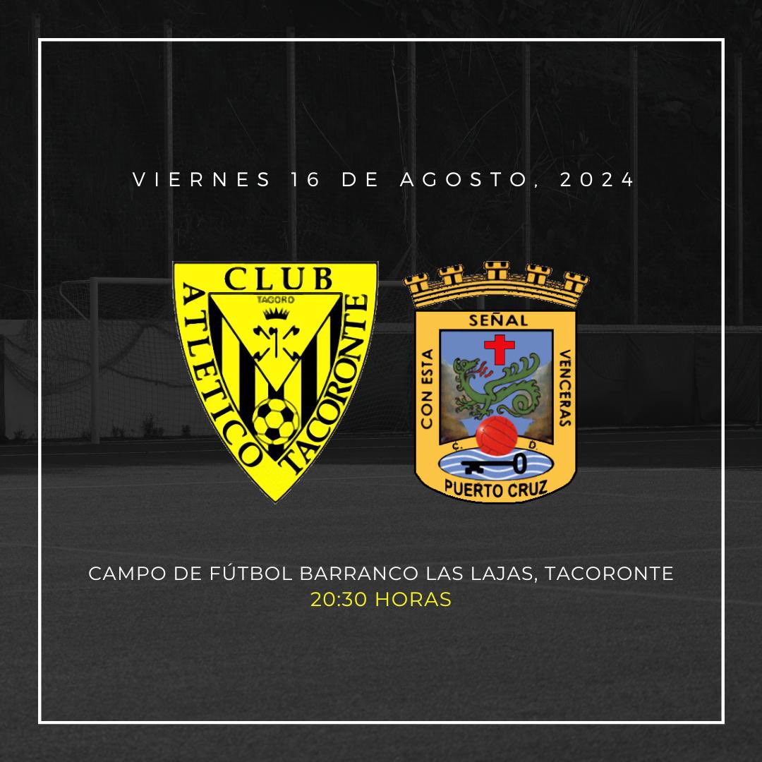 #REGIONALPREFERENTE 

🏋🏽‍♂️ Este lunes 29 de julio comienza la pretemporada de nuestro primer equipo. Aquí te dejamos el calendario de los encuentros que nuestro Regional Preferente disputará antes del comienzo de Liga.

📲 #AtléticoTacoronte #RegionalPreferente 
#VamosAvispones 🐝