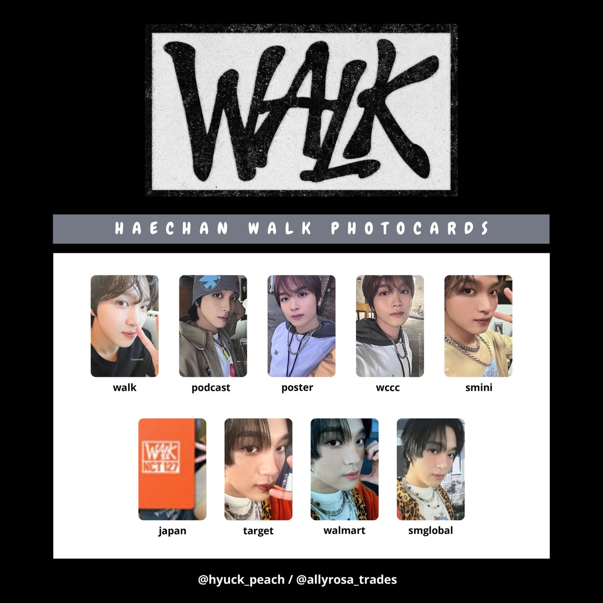NCT127 walk SHOPEE kpopmerch 56枚 セット トレカ NCT 127 6th ALBUM WALK OFFICIAL PHOTOCARD ALBUM ALL VERSION | eBay