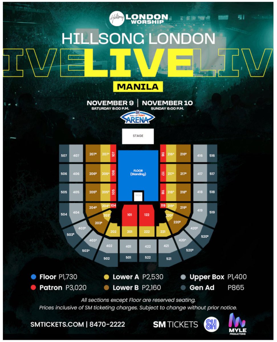 mjocena's tweet photo. HILLSONG LONDON 2024
November 9 | 8PM

Hey!! I am selling TWO (2) tickets for the concert. My partner bought new seats kasi (mas malapit). If you want to buy these tickets, MESSAGE me!!

Seat: Upperbox B Row E (has a great view since nagsearch ako sa Tiktok ng seat recom). https://t.co/6yHfEPqS46