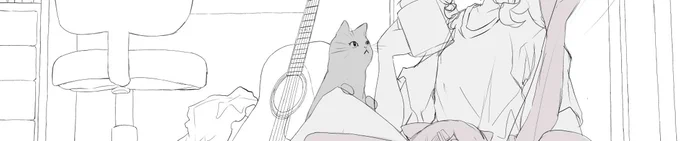 昨日というか今日の深夜 血迷ってテストを無視し絵を描いていたんですがとてもいい感じになりました!
月曜に試験が終わるのでそこからしっかり描き込みます!
おたのしみに〜!🫶🥰 