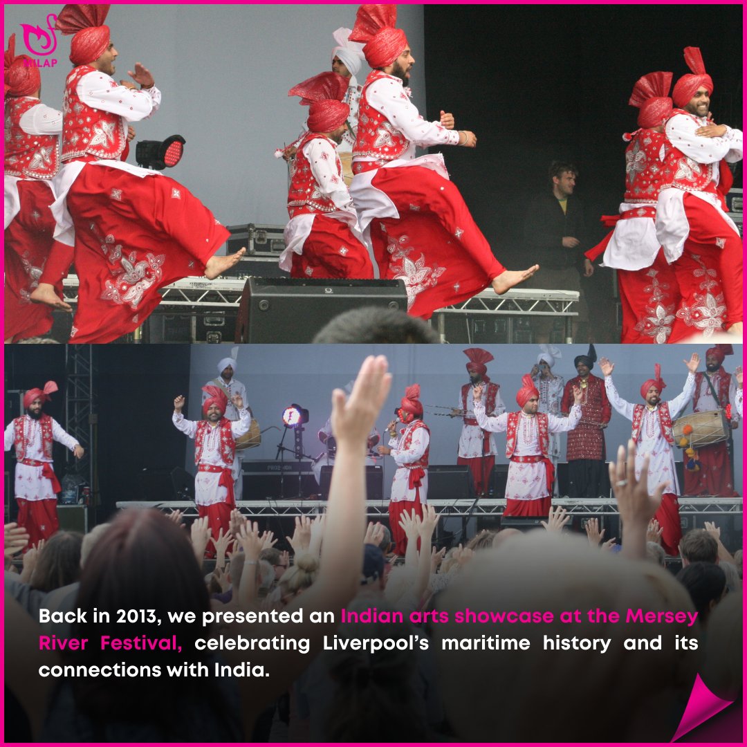 milapfest's tweet image. #MilapMemories

When Bhangra Met Football: A Fusion of Celebrations at the Mersey River Festival!

Swipe through to see how @NachdaSansaar's #Bhangra performance turned into a spontaneous party with Liverpool Football Club fans after their Champions League win!

#CultureLiverpool