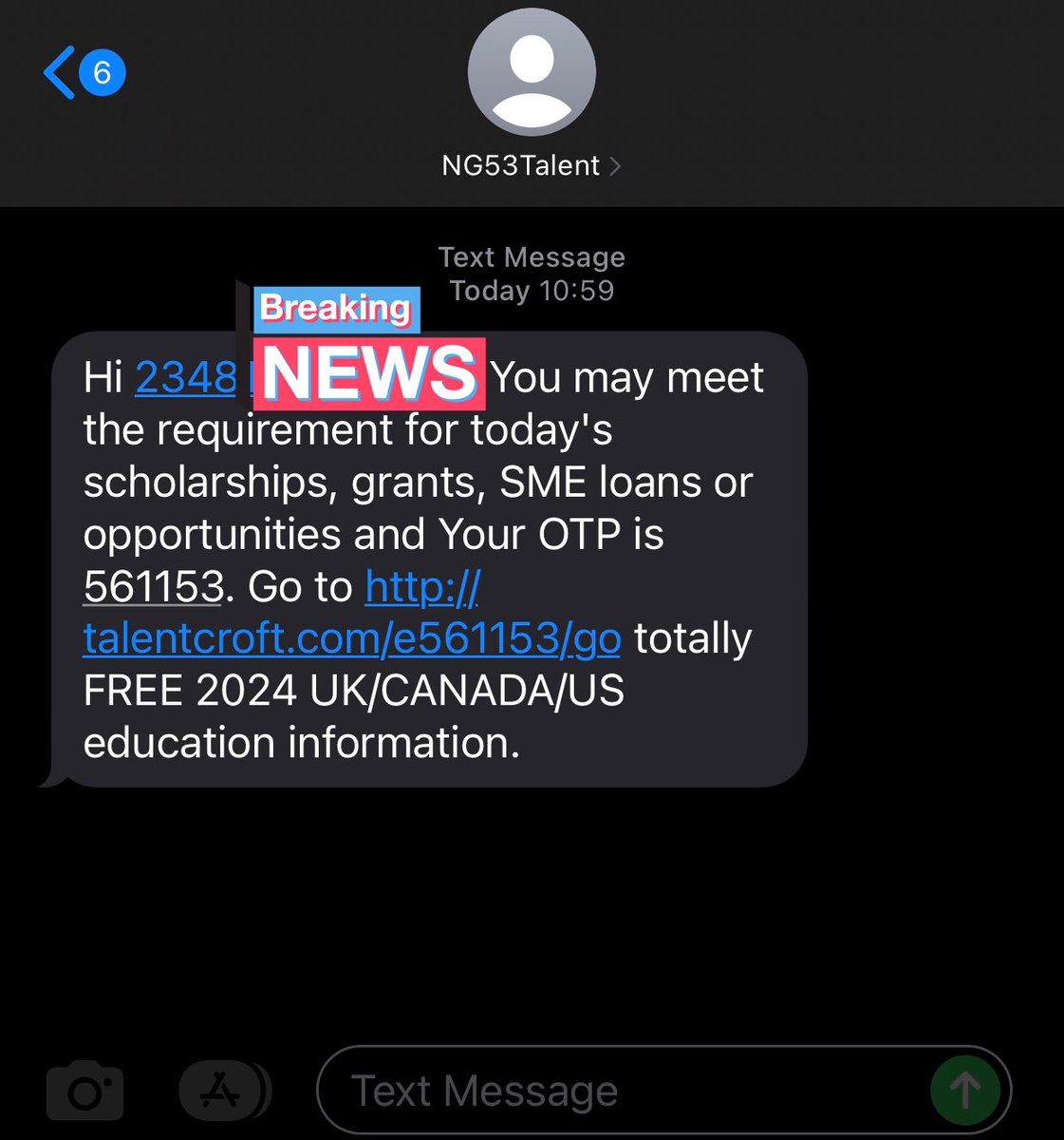 _fosterjoshua_'s tweet image. Hi guys please be aware that message’s like this are from scammers trying to extort from you so always delete and don’t click any link share and thank me later @fabby_yoo cares #Save_Humanity #CreateAwareness