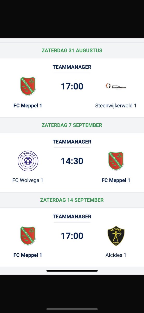 <a href="/FCMeppel/">FC Meppel</a> Mooi programma