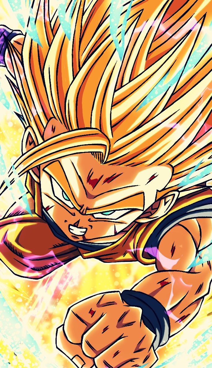 arusumanthird's tweet image. 超サイヤ人2の悟飯描きました
※タップ推奨
#ドラゴンボール　#DragonBall
#イラスト