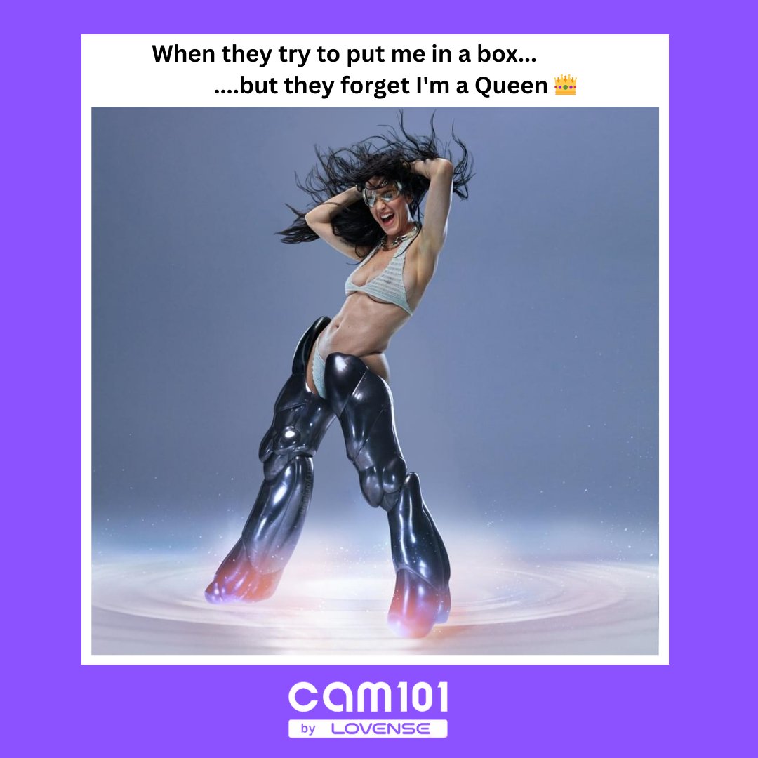 CamModelToys's tweet photo. When they try to put me in a box...
....but they forget I'm a Queen. π
#Lovense #Meme #QueenMeme https://t.co/URIzTsqpC1