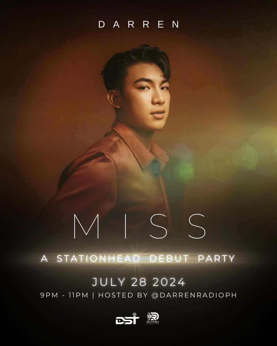 "𝘕𝘢𝘯𝘨𝘢𝘯𝘨𝘢𝘳𝘢𝘱 𝘯𝘢 𝘮𝘢𝘬𝘢𝘴𝘢𝘮𝘢 𝘬𝘢" sana bukas ng gabi, plss huhu 👉🏻👈🏻

Join 𝗠𝗜𝗦𝗦' debut party at <a href="/STATIONHEAD/">STATIONHEAD</a> &amp; don't 𝗠𝗜𝗦𝗦 this chance to relive 𝘴𝘰𝘮𝘦 memories 🤭 by listening to #DARREN's latest song, #𝗠𝗜𝗦𝗦

see you, mahal. Labyu! 🥹

<a href="/Espanto2001/">Darren</a>