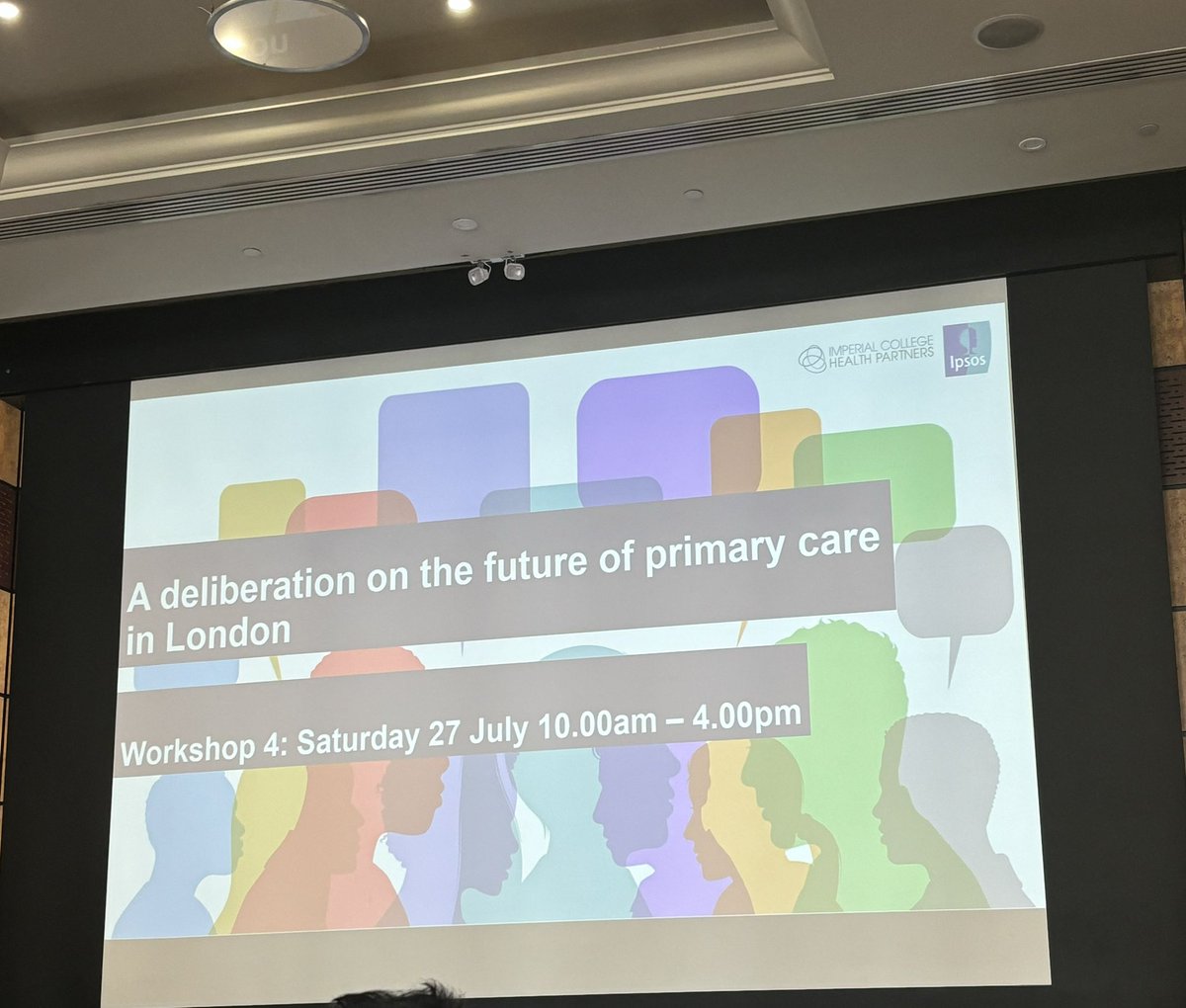 Great to be involved in this event today and hearing the views of Londoners.