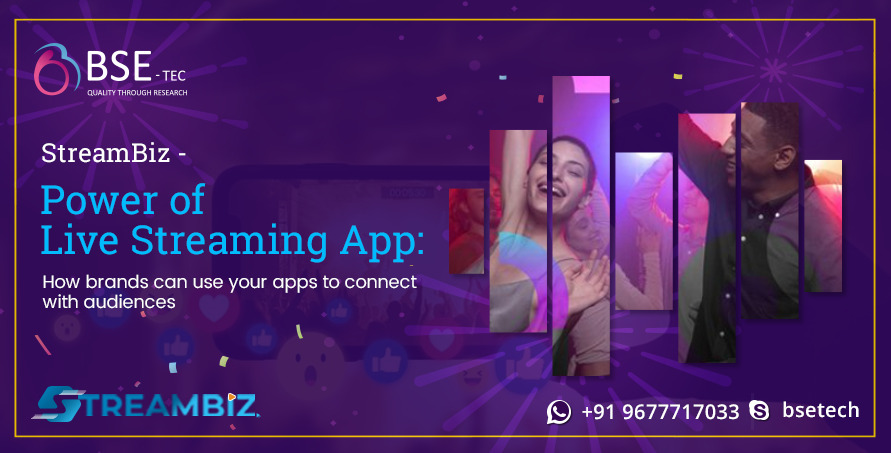 BSEtech's tweet image. StreamBiz - Power of Live Streaming App: How brands can use your apps to connect with audiences.

bsetec.com/periscope-clon…

#streambiz #periscopeclonescript #livestreamingappclone #bigoliveclonescript
#livestreamingapp #livestreamingappscript