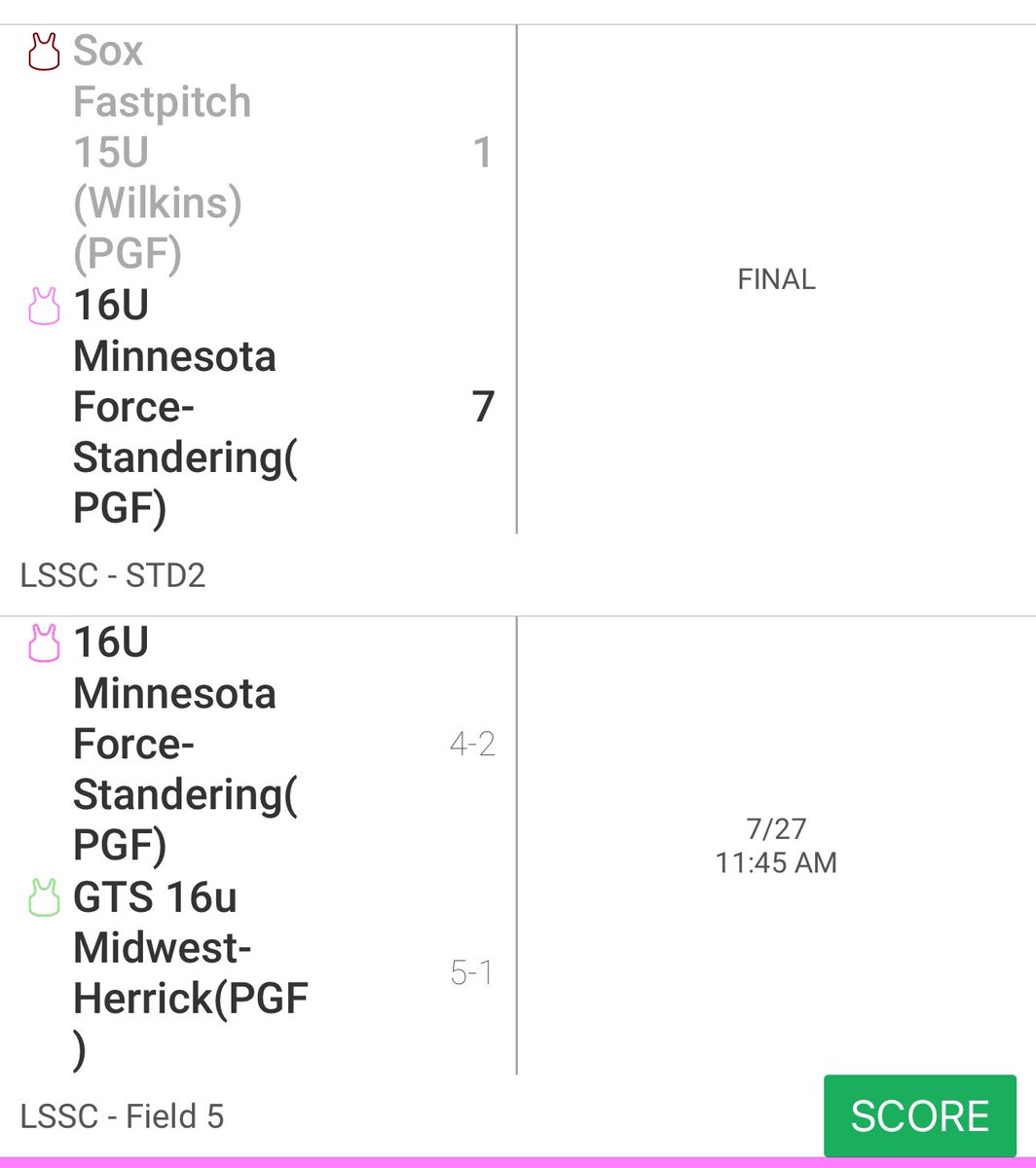 Still rollin’! Taking on GTS at 11:45 on field 5