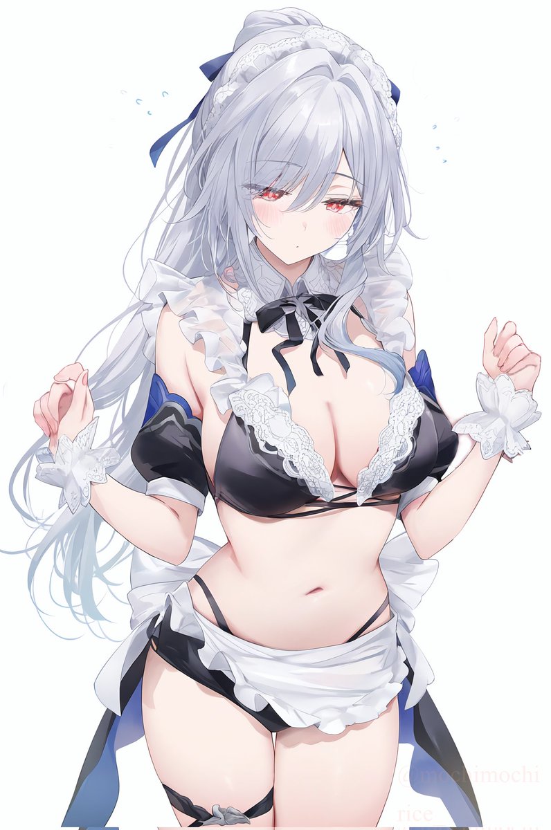 mochimochirice_'s tweet image. メイド鏡流さん