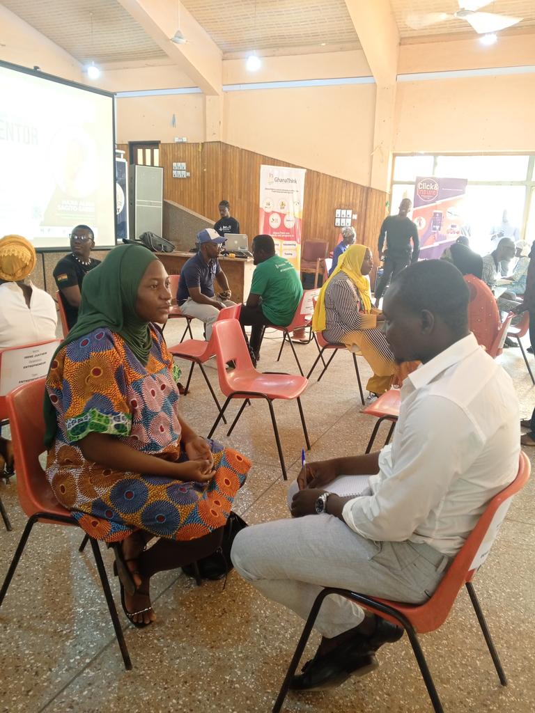 Samiha Yunis mentoring on development management.
I had a great time with her