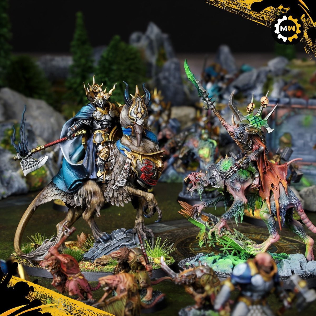minis_for_war's tweet image. We just finished Skaventide set 🤩 #ageofsigmar Full gallery on our website minisforwar.com/aos-skaventide…