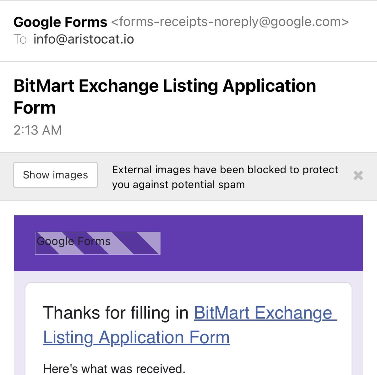 🚨🚨 Aristocat is Going Global! BitMart CEX Listing Application Submitted! 🚨

🤗We're excited to announce that we've officially submitted our application for listing on BitMart Exchange! 🚀

This is a major step towards expanding our reach and making Aristocat accessible to a