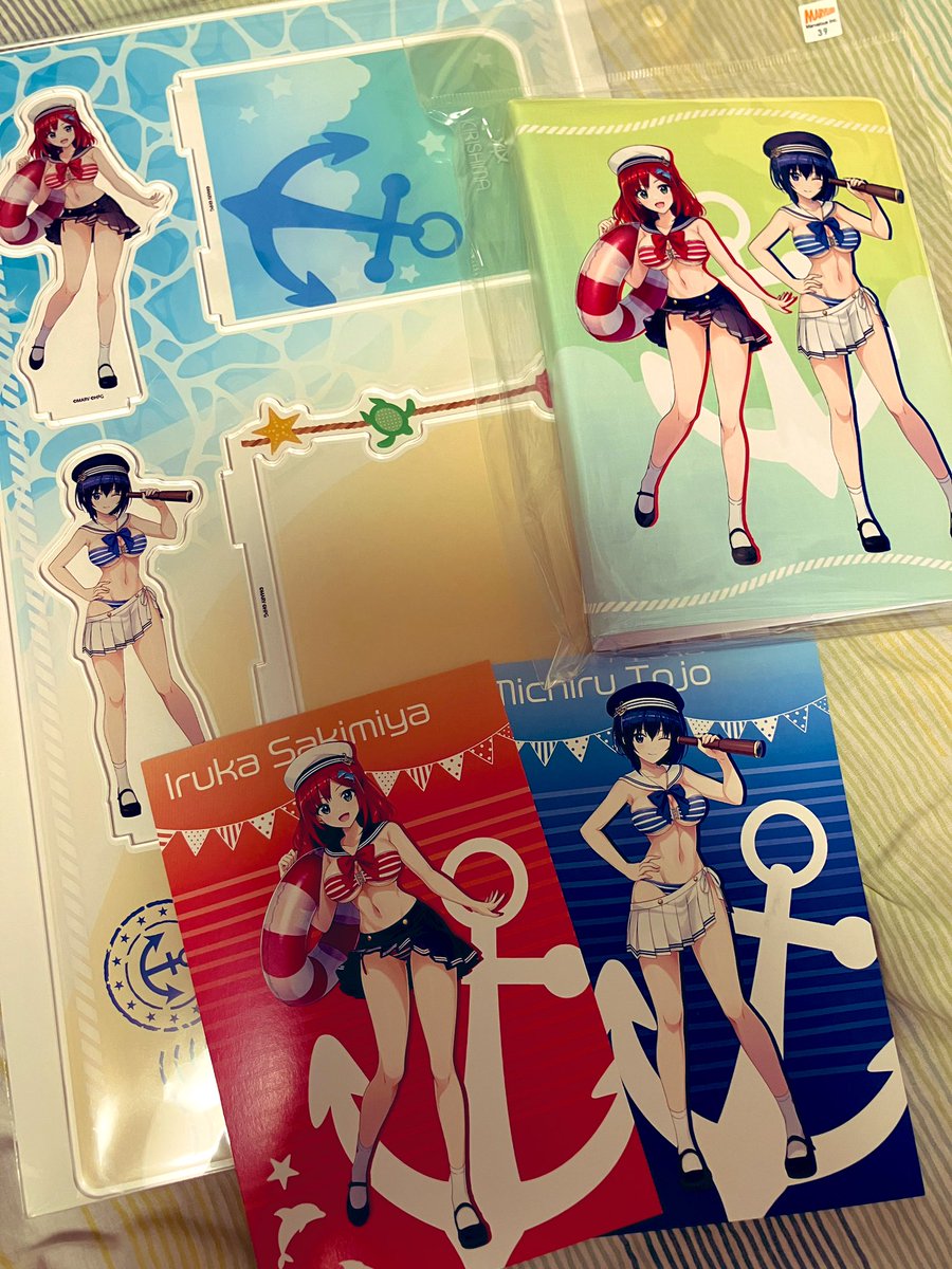 ドルウェブ入華ちゃん&みちるちゃんのマリンセーラーシリーズ、今日池袋で買ってきました!🙌
2人とも可愛すぎる🌊🏖️ 
