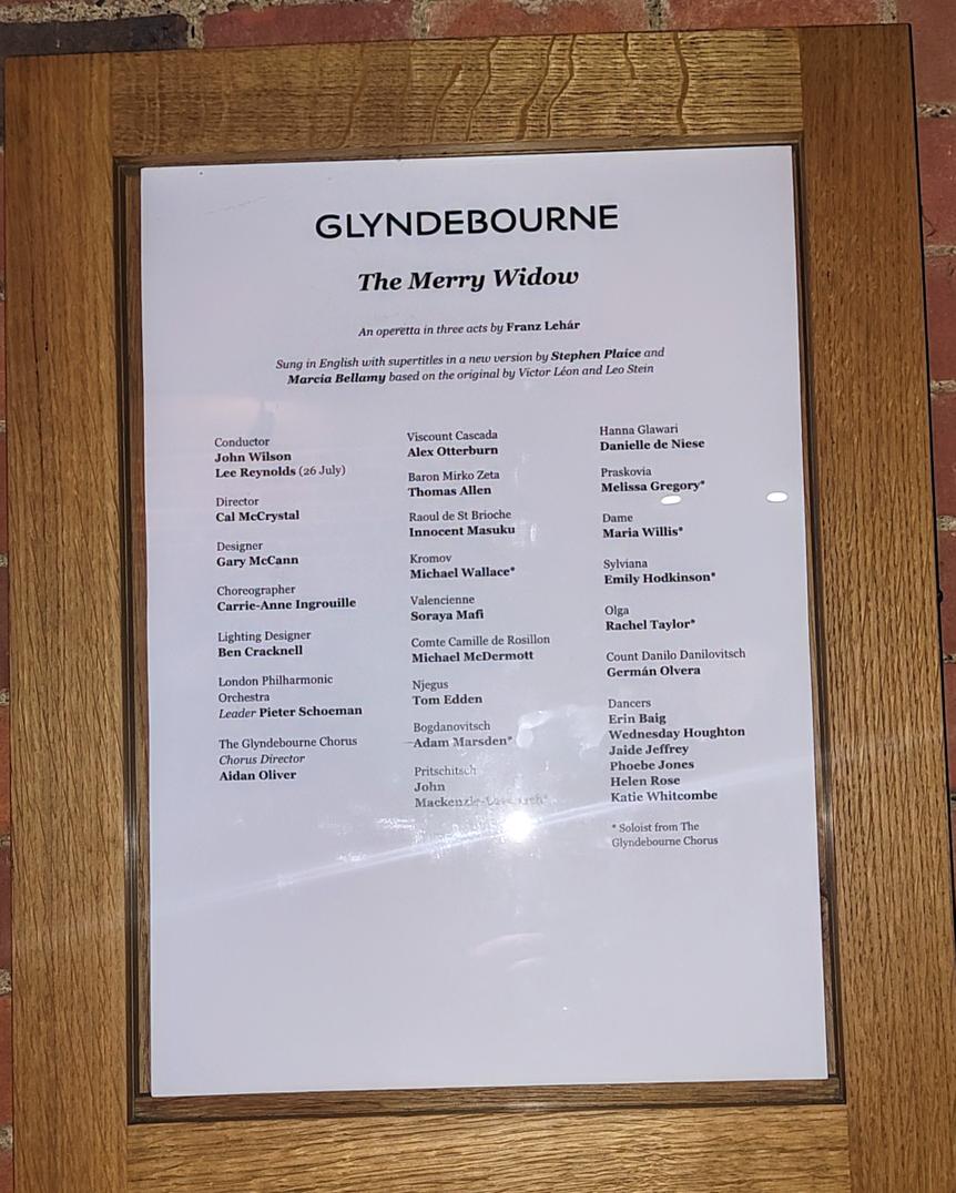 Some things we do so well in this country. Whilst it's a bit niche, country house opera is one of those things.

Yesterday my wife and I were fortunate to attend the most marvelous performance of The Merry Widow at <a href="/glyndebourne/">Glyndebourne</a> 

Superb cast; brilliant staging; excellent music.