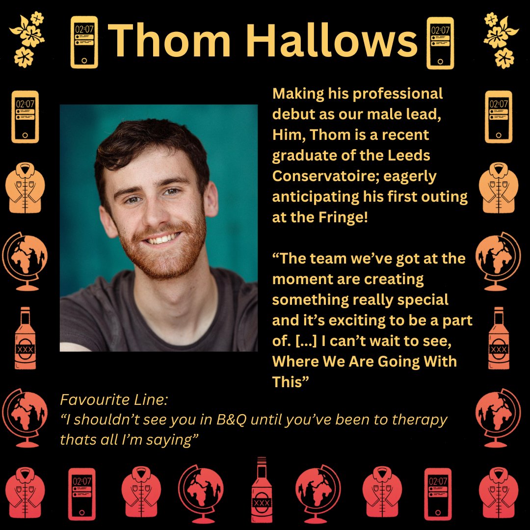 Where Are We Going With This? (@wherearewe64065) on Twitter photo We are over-the-moon to announce our male lead <a href="/ThomHallows1/">Thom Hallows</a> who will be joining us for our full-run at the Fringe this year!
Thom is a recent graduate of <a href="/LeedsMusicDrama/">Leeds Conservatoire</a> making his professional debut as Him, bringing a playful sincerity to the role
#edfringe #comedy We are over-the-moon to announce our male lead <a href="/ThomHallows1/">Thom Hallows</a> who will be joining us for our full-run at the Fringe this year!
Thom is a recent graduate of <a href="/LeedsMusicDrama/">Leeds Conservatoire</a> making his professional debut as Him, bringing a playful sincerity to the role
#edfringe #comedy