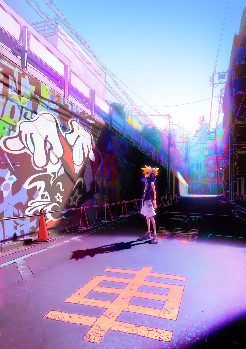 Genki_JPN's tweet photo. The World Ends With You art by artist @Kuvshinov_Ilya #TWEWY https://t.co/VKma8pv8BN