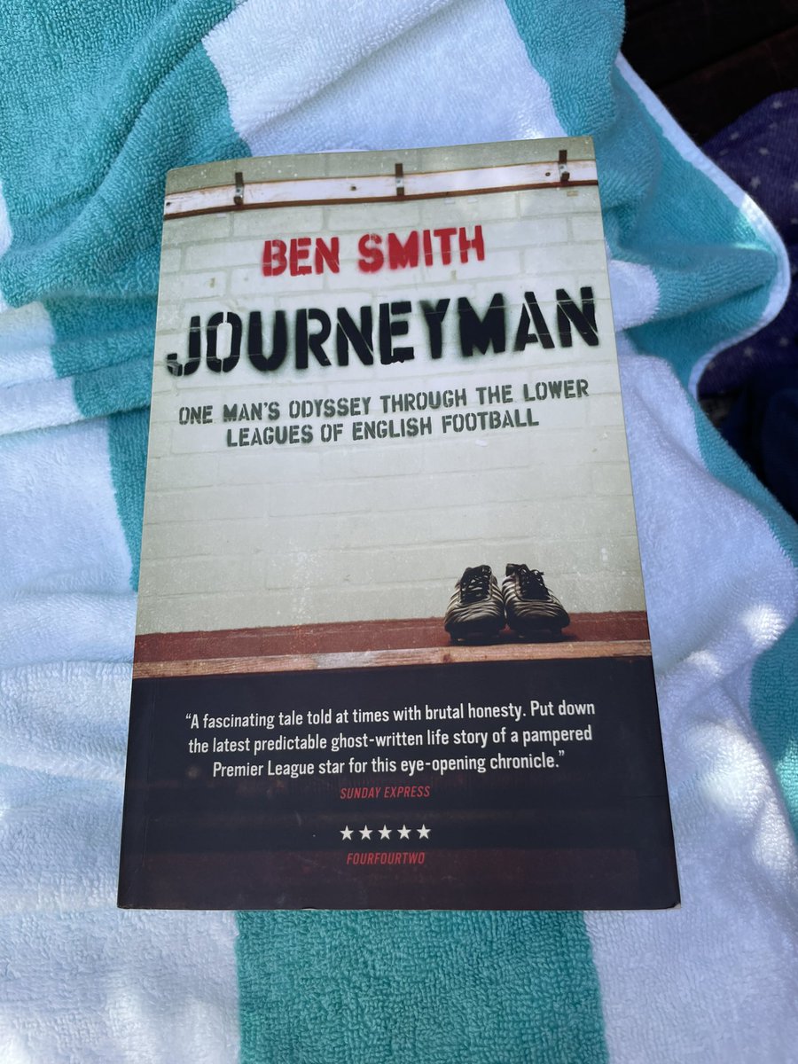 Throughly recommend reading this book by <a href="/bsmudger7/">Journeyman</a> about the highs and lows of lower league football.  A great insight. #football #nonleague