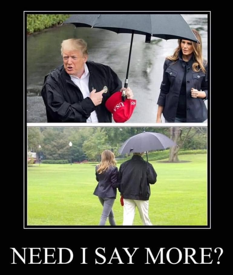 Respect starts at home , if he doesn’t care about his wife why would he care about his citizens.