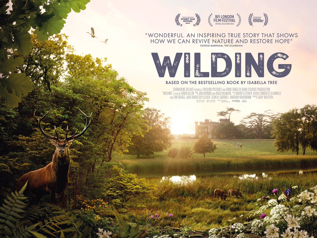 BRewilded's tweet photo. The story of rewilding Knepp is coming to Hebden Bridge for 3 showings (this Sunday 28th 4pm, Tuesday 30th 7pm, and Thursday 1st 7pm). 

It's on at the fabulous Picture House where you can grab a brew and settle into large comfy seats to watch the film. 
1/2 https://t.co/rPJJuEiydX