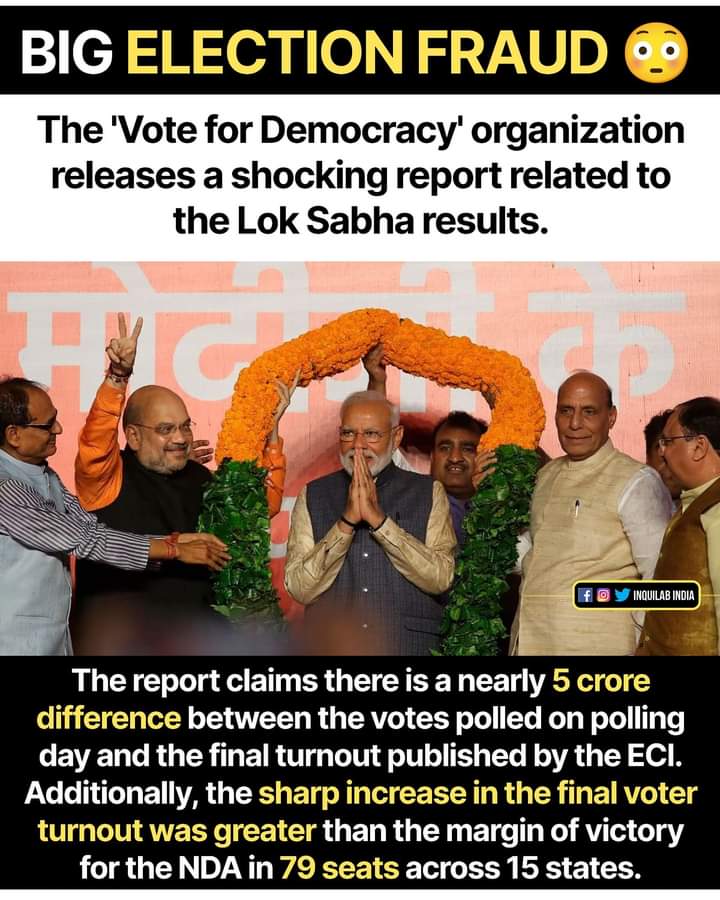 Absolutely shocking and And the ECI is avoiding any response.