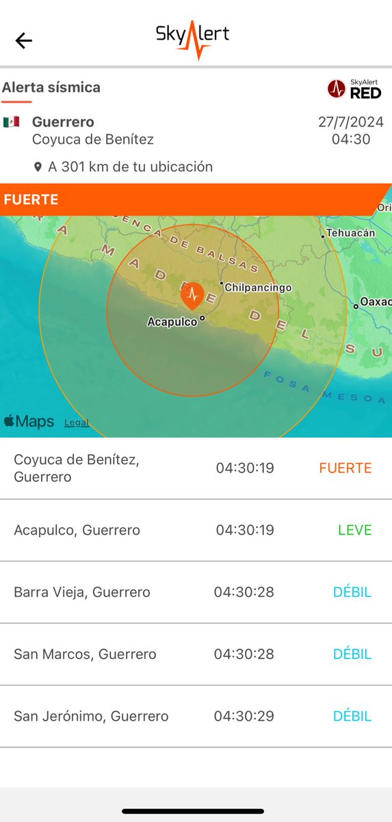 SkyAlert tweet media