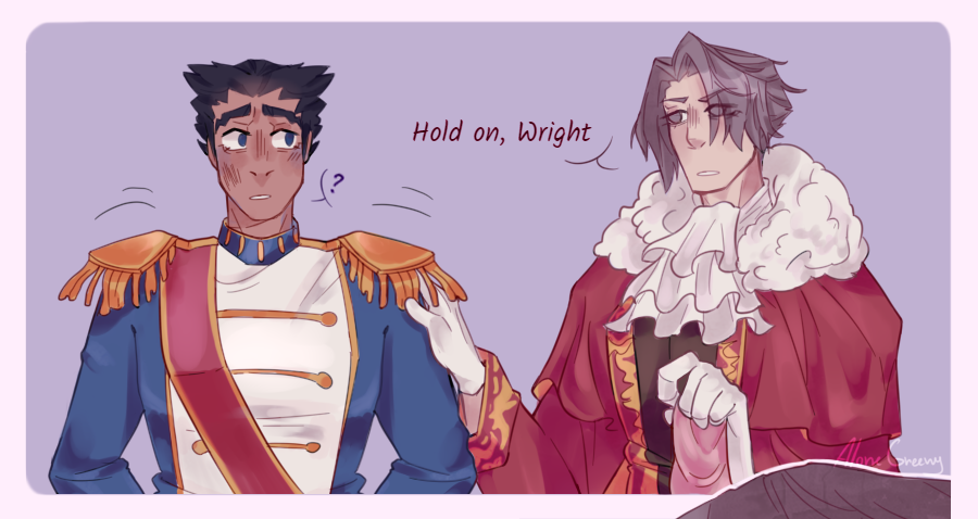 Alone_Greeny's tweet photo. #AceAttorney #narumitsu #wrightworth
Royalty AU https://t.co/Fg846FoUy4