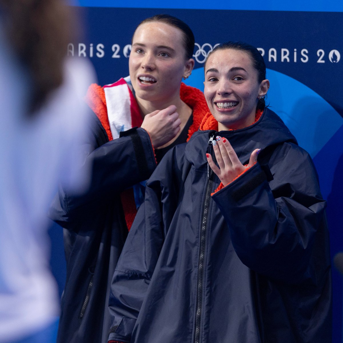 TeamGB's tweet photo. The moment you realise you've just won our first medal at #Paris2024... 🥲 🥉 https://t.co/lDfWlq9oTb