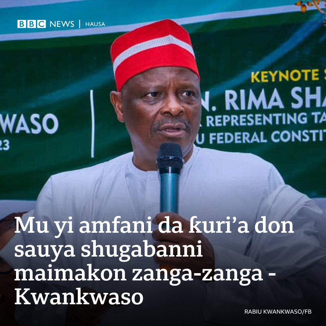 Jagoran Kwankwasiyyar ya zargi gwamnatin tarayya da hannu a haifar da wasu matsalolin da Najeriya ke fuskanta, amma ya ce har yanzu lokaci bai ƙure ba na yadda za a farfaɗo da ƙasar.

Ƙarin bayani - bbc.in/4dm4GJt