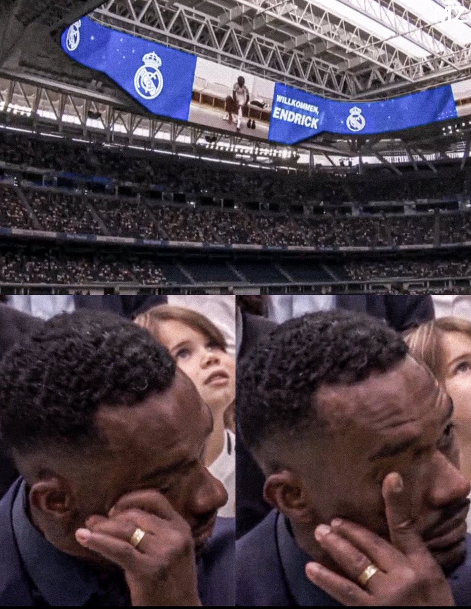 La emoción del padre de Endrick al ver a su hijo cumplir el sueño de su vida ❤️