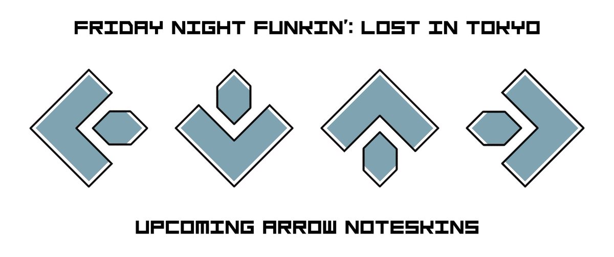 The noteskin assets are undergoing a remake! 

Here's a taste of what they will look like in the future...

arrows by <a href="/therealalphatic/">alphatic.</a> 
colors by @MissyIsFluffy