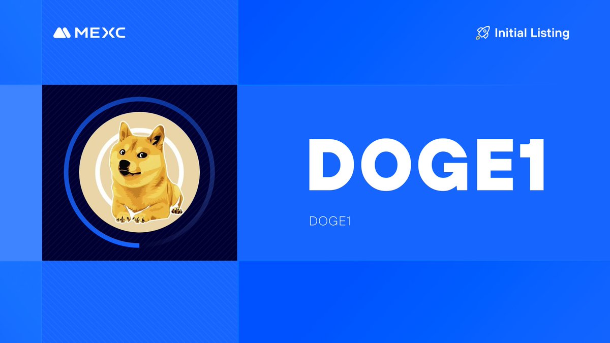 We're thrilled to announce that the <a href="/DOGE_o1/">DOGE1</a> Kickstarter has concluded and $DOGE1 will be listed on #MEXC!

🔹Deposit: Opened
🔹DOGE1/USDT Trading in the Innovation Zone: 2024-07-27 13:00 (UTC)

Details: mexc.com/support/articl…