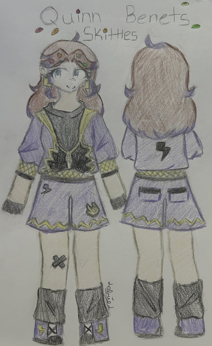 KyosSkittles's tweet photo. My new #Electrobyte sona with colors ⚡️💜 https://t.co/lqOdSlo5Wm