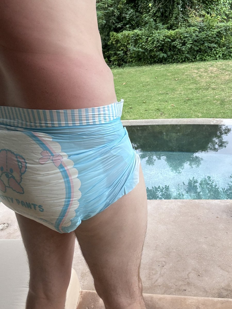 diaperplug's tweet photo. Pool day at our villa in Phuket… Thailand has been so freaking awesome so far! 
#diaperedinpublic #diaperplug #publicdiaper #dirtydiaper https://t.co/dS2gcr5HPQ